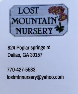 Lost Mountain Nursery